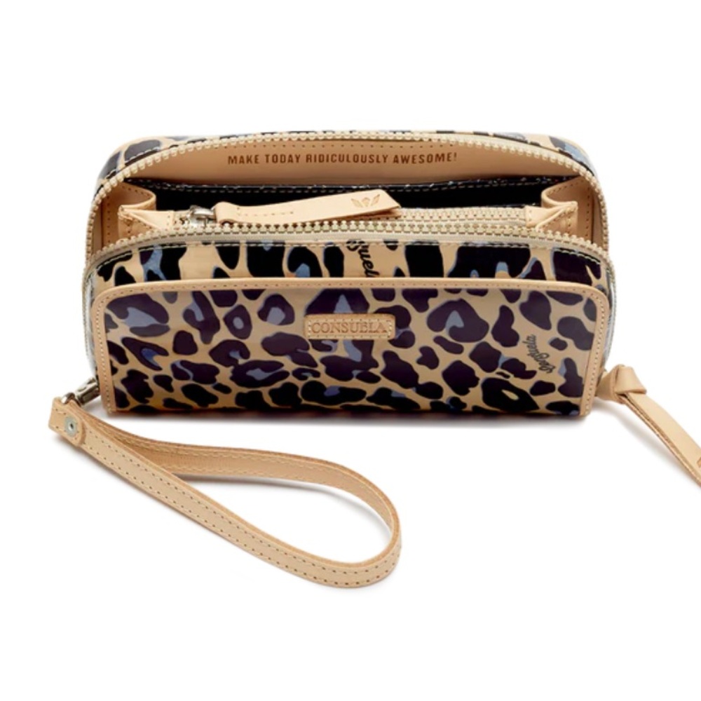 Blue jag wallet from Consuela